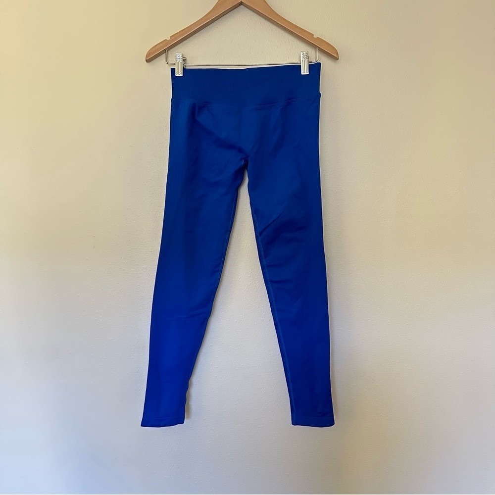 Butt Srunch Compressive‎ Women's Large Athletic Blue Leggings